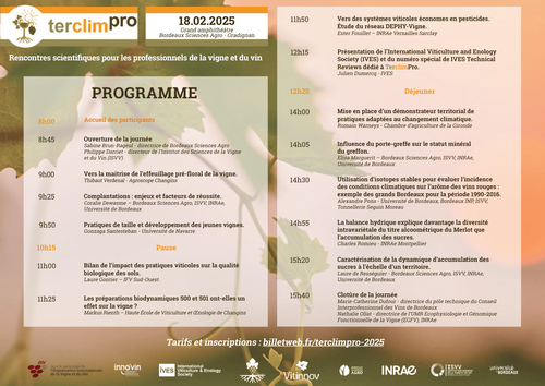 Programme Terclim 2025